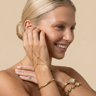 Crystal Ring Bracelet