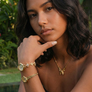 Crystal Clover Watch